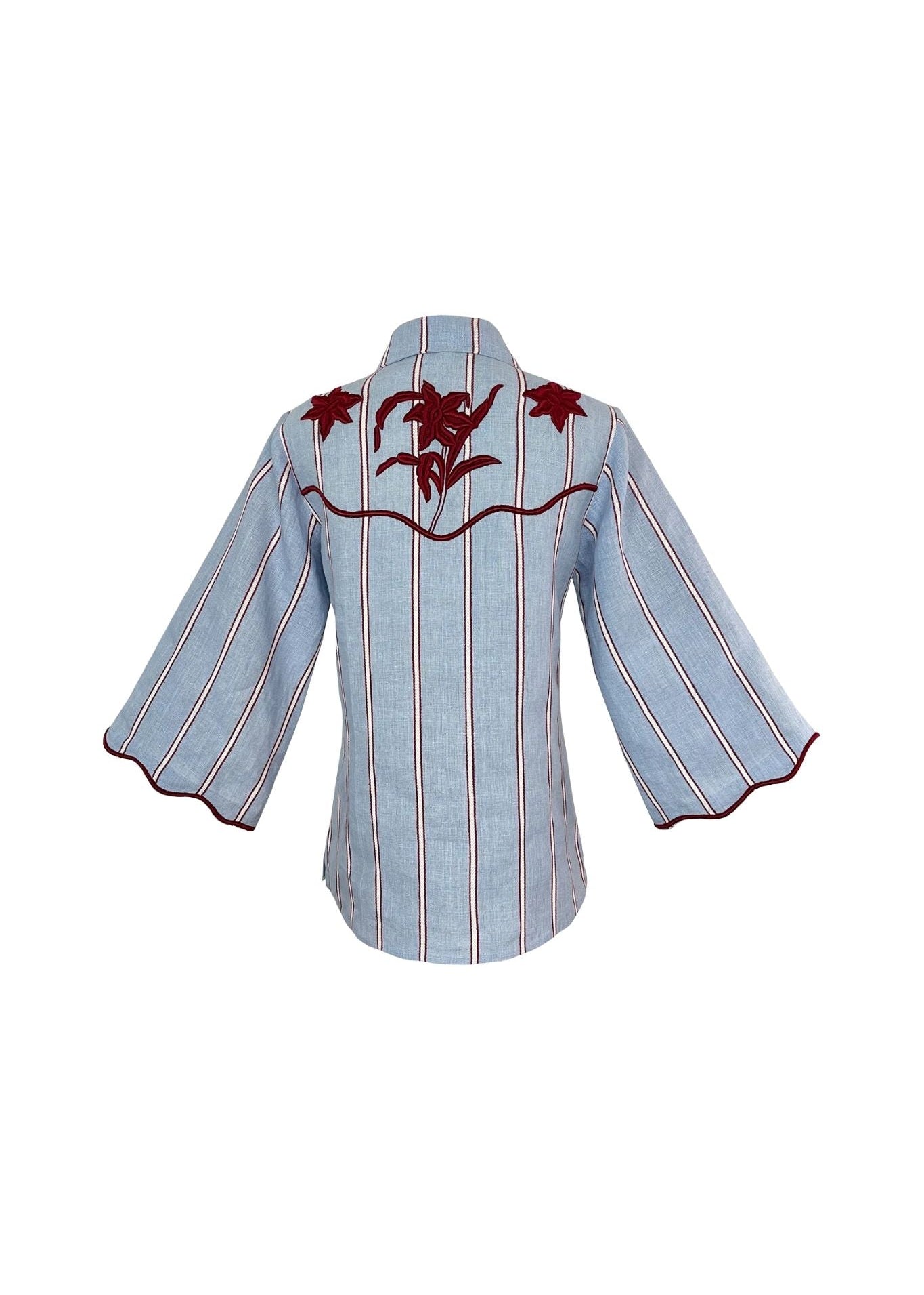 De Castro Delirio Blouse - Vermillion