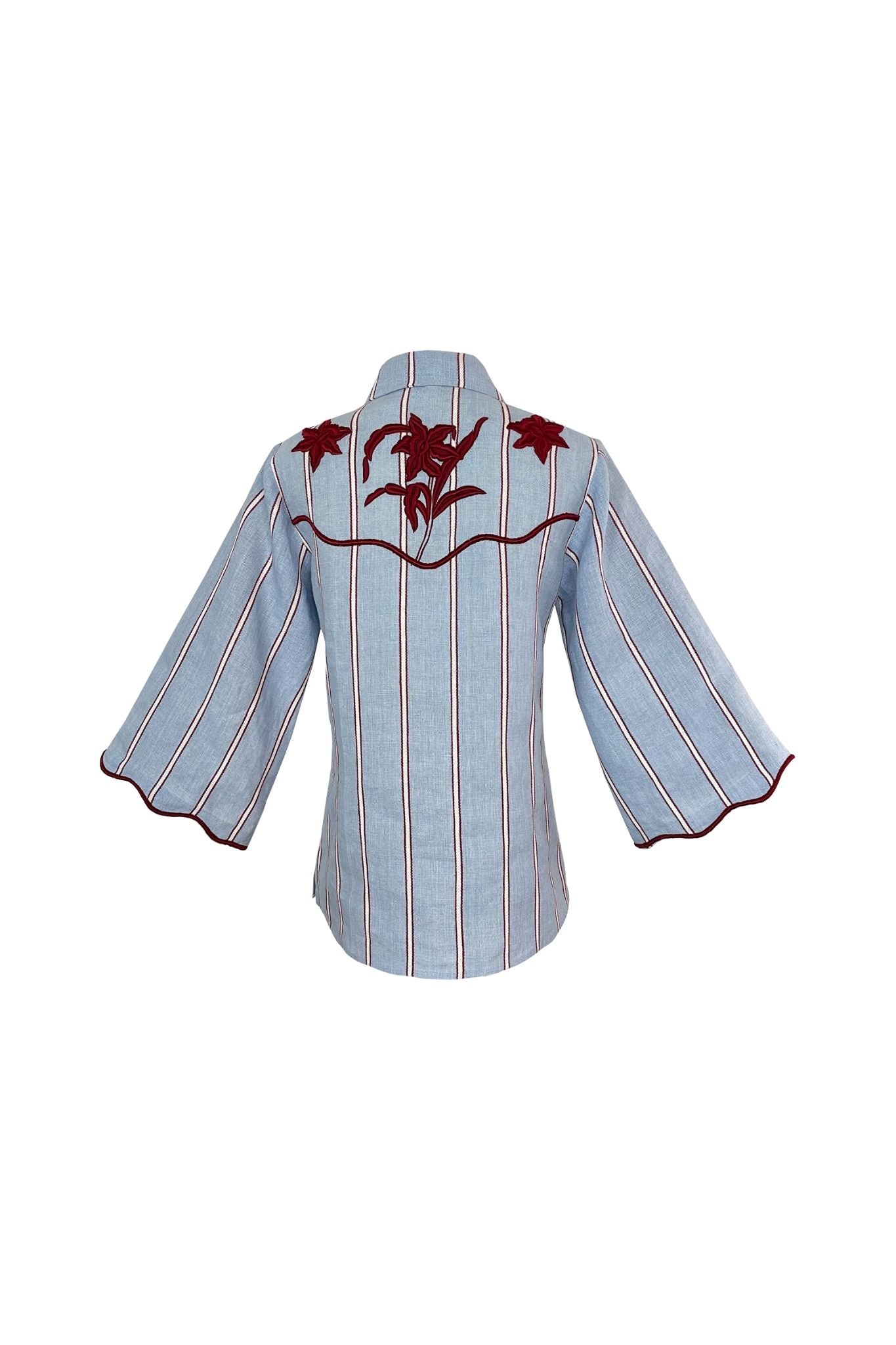 De Castro Delirio Blouse - Vermillion