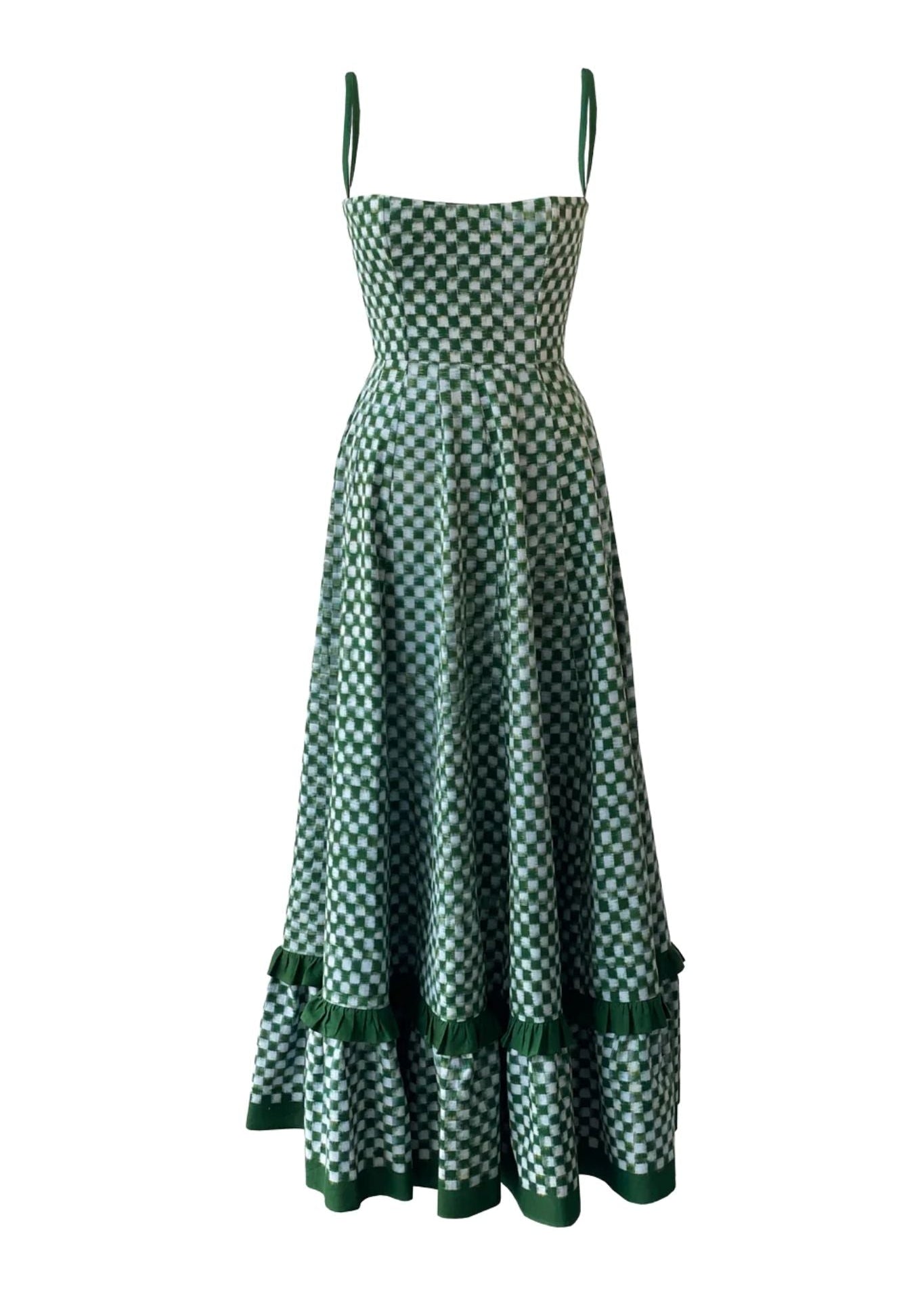 De Castro Dress - Vermillion