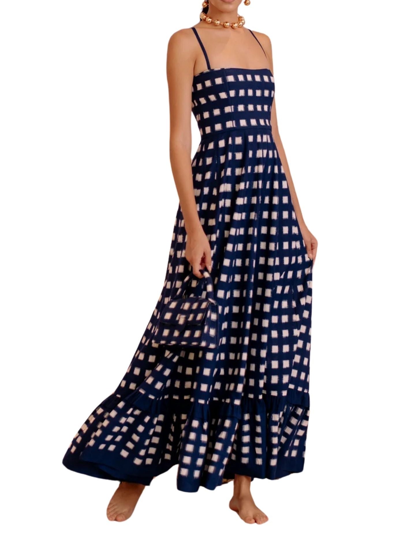 De Castro Dress - Vermillion