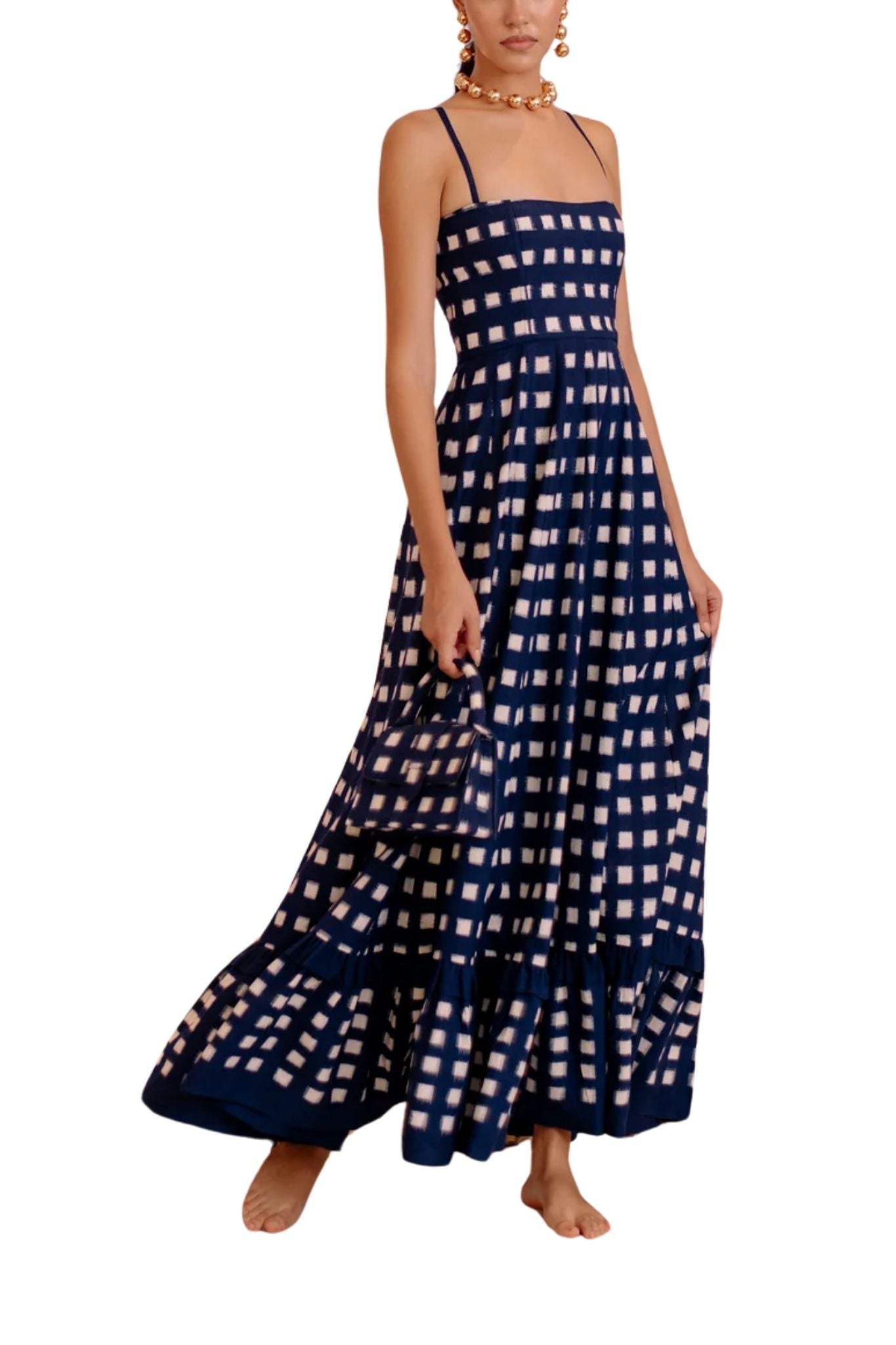 De Castro Dress - Vermillion