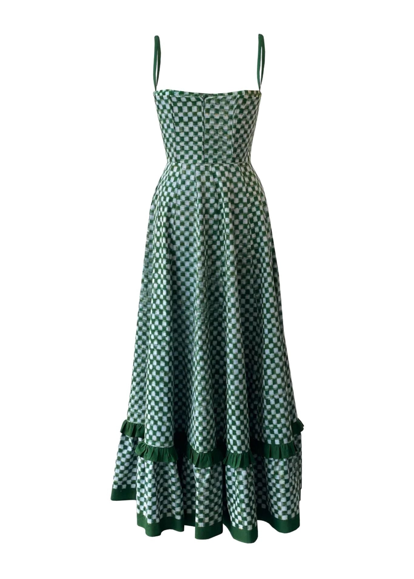 De Castro Dress - Vermillion