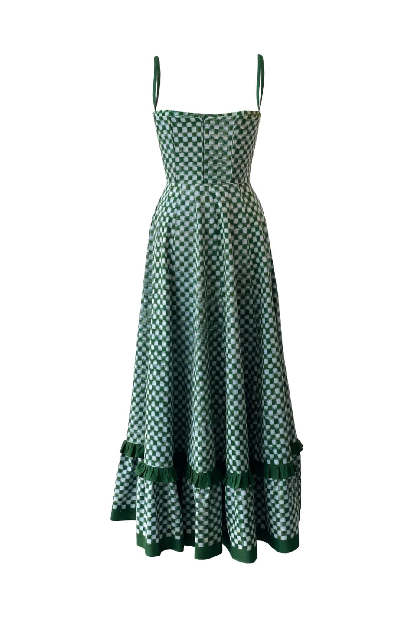 De Castro Dress - Vermillion