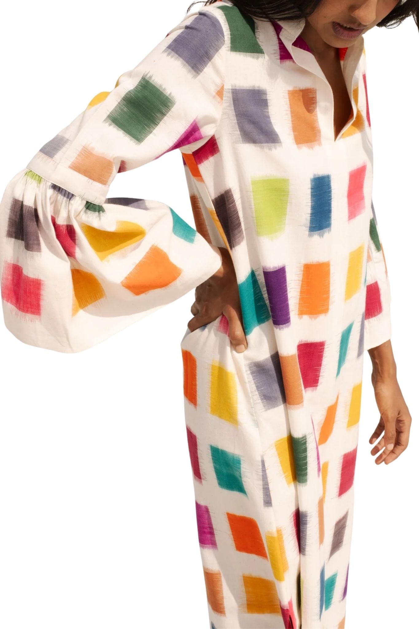 De Castro Dress - Vermillion