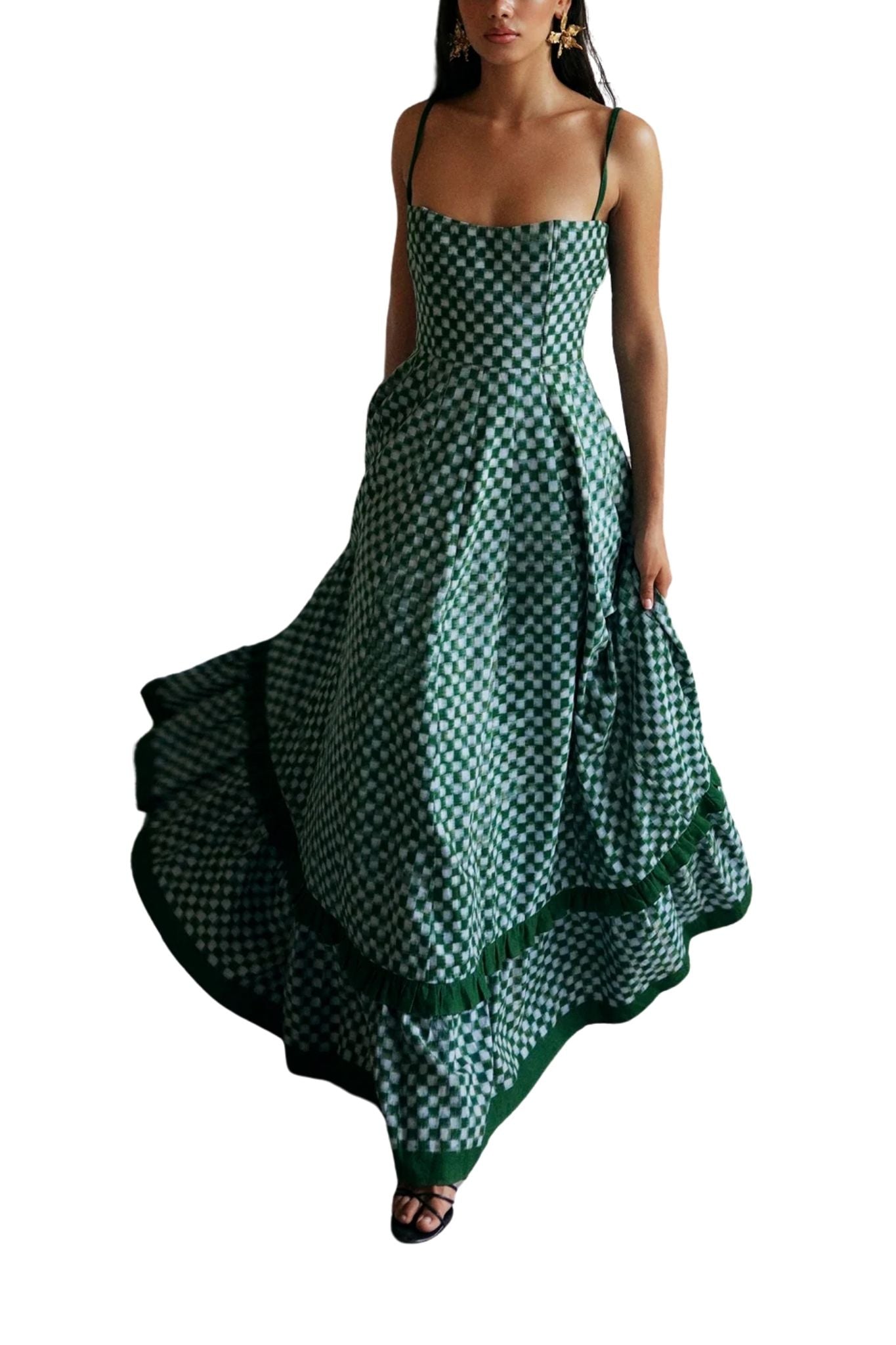 De Castro Dress - Vermillion