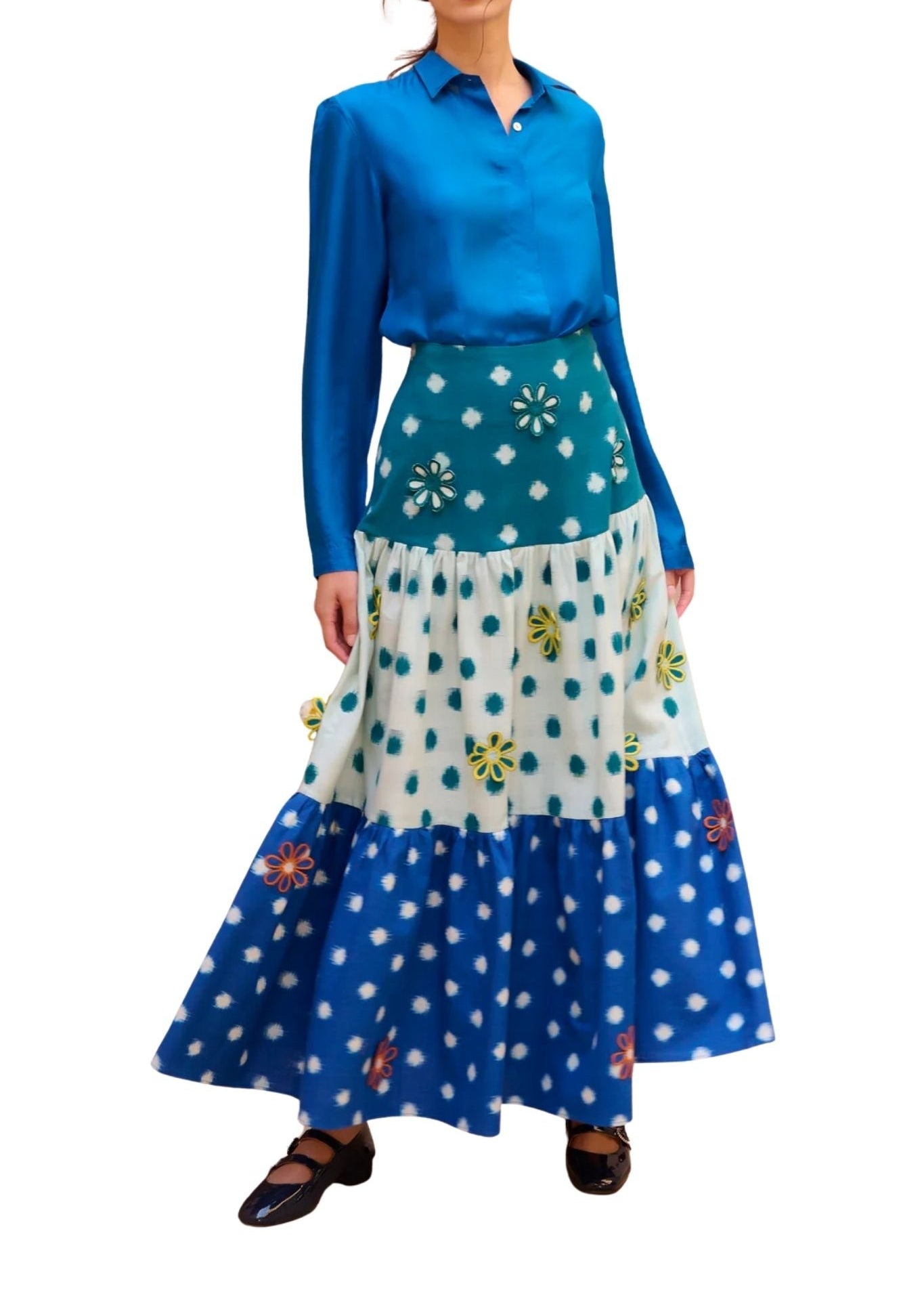 De Castro Skirt - Vermillion