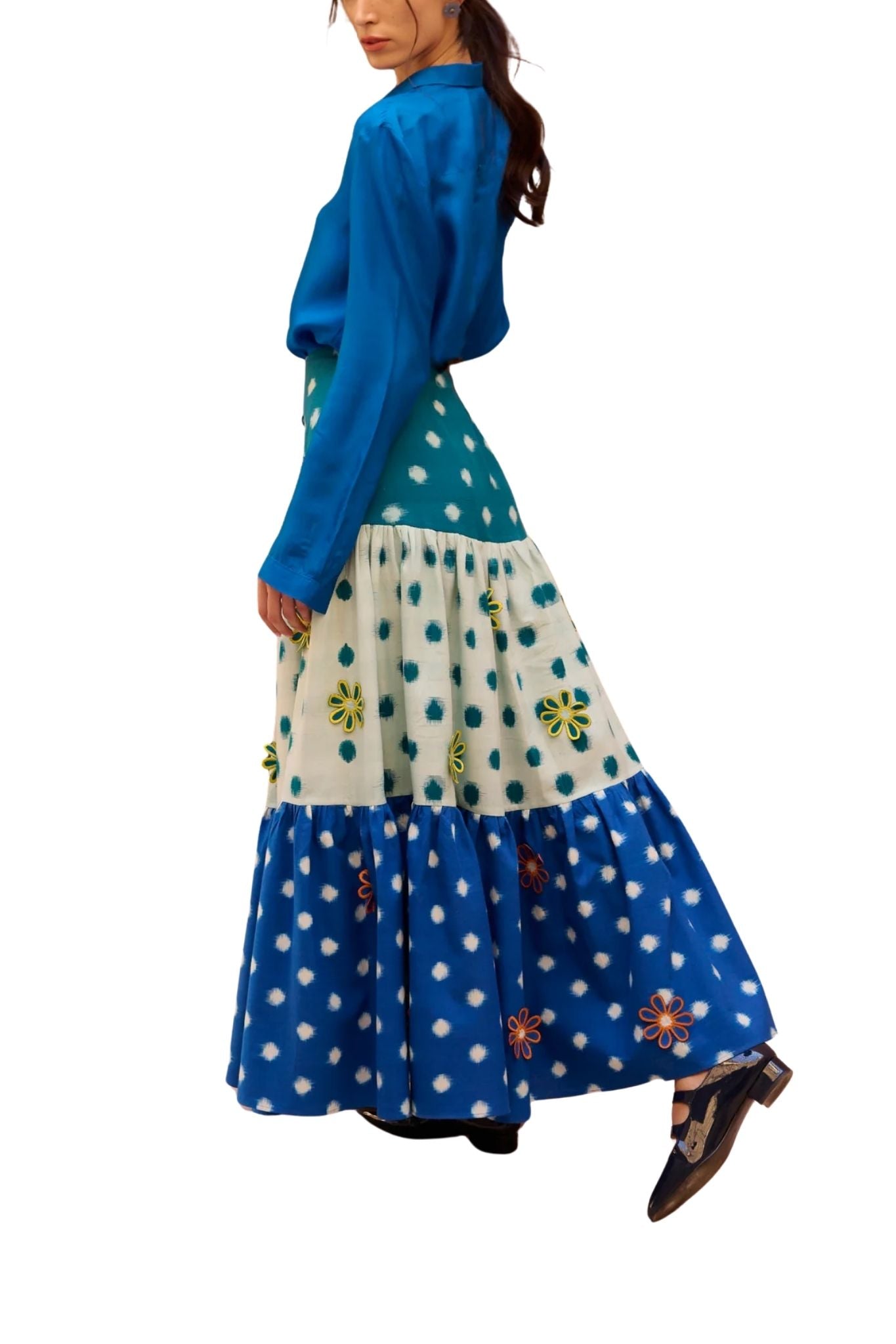 De Castro Skirt - Vermillion