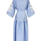 De Castro Swan Dress - Vermillion