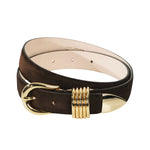 Dehanche Hollyhock Suede Gold - Vermillion