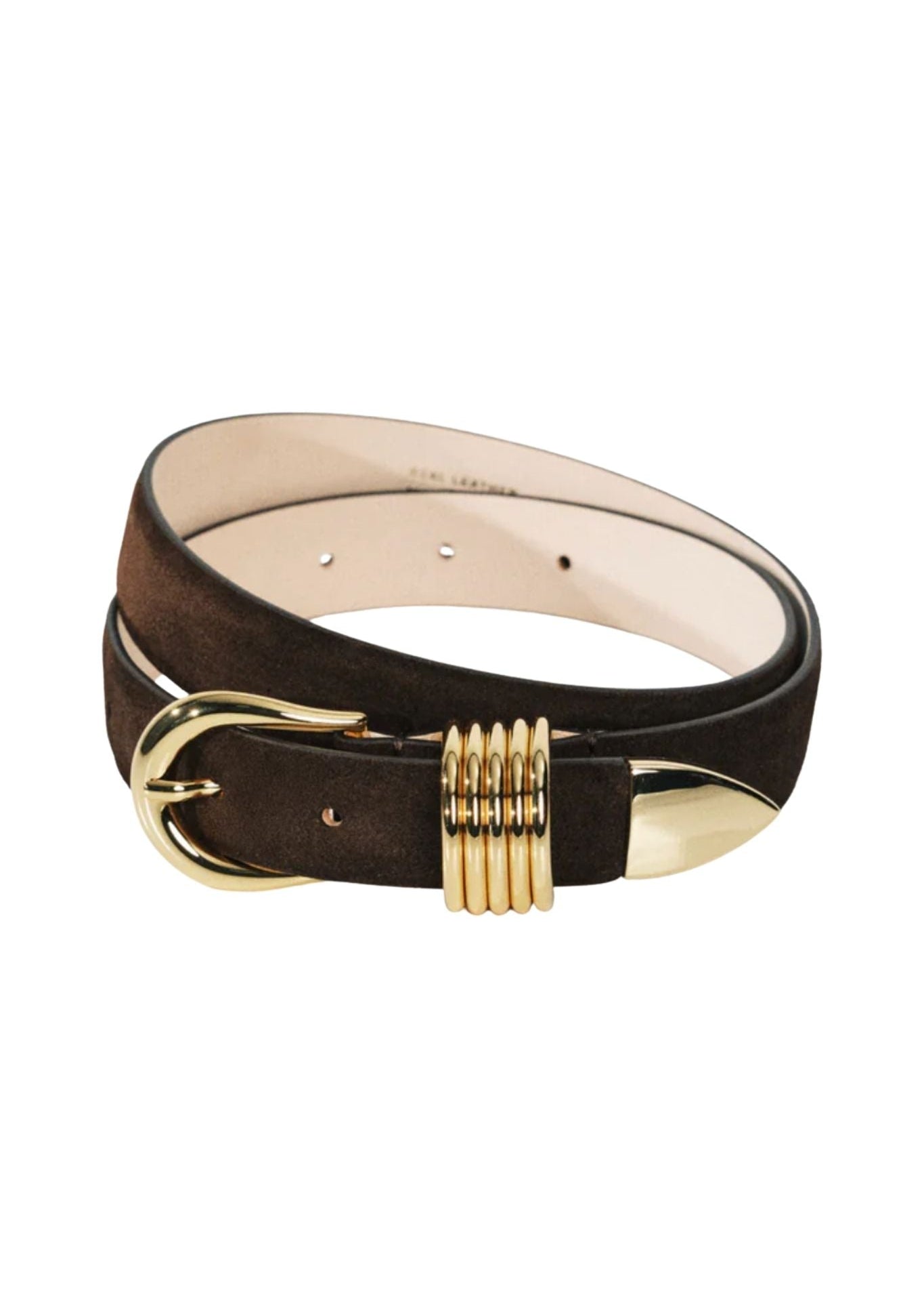 Dehanche Hollyhock Suede Gold - Vermillion