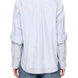 Sea Zayna Double Layer Button Down