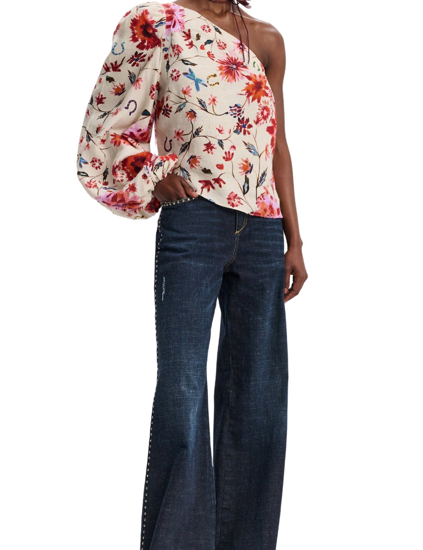 Dorothee Schumacher Floral Ease I Blouse - Vermillion