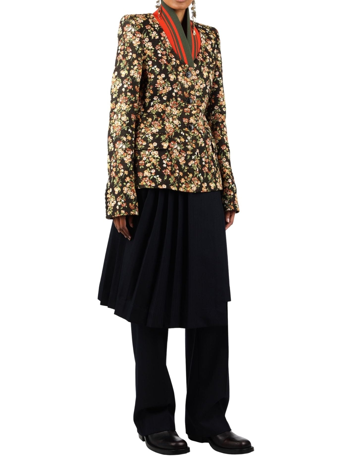 Dries Van Noten Britt W.W. Jacket - Vermillion