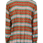 Dries Van Noten Clavelly Pleats W.W. Shirt - Vermillion