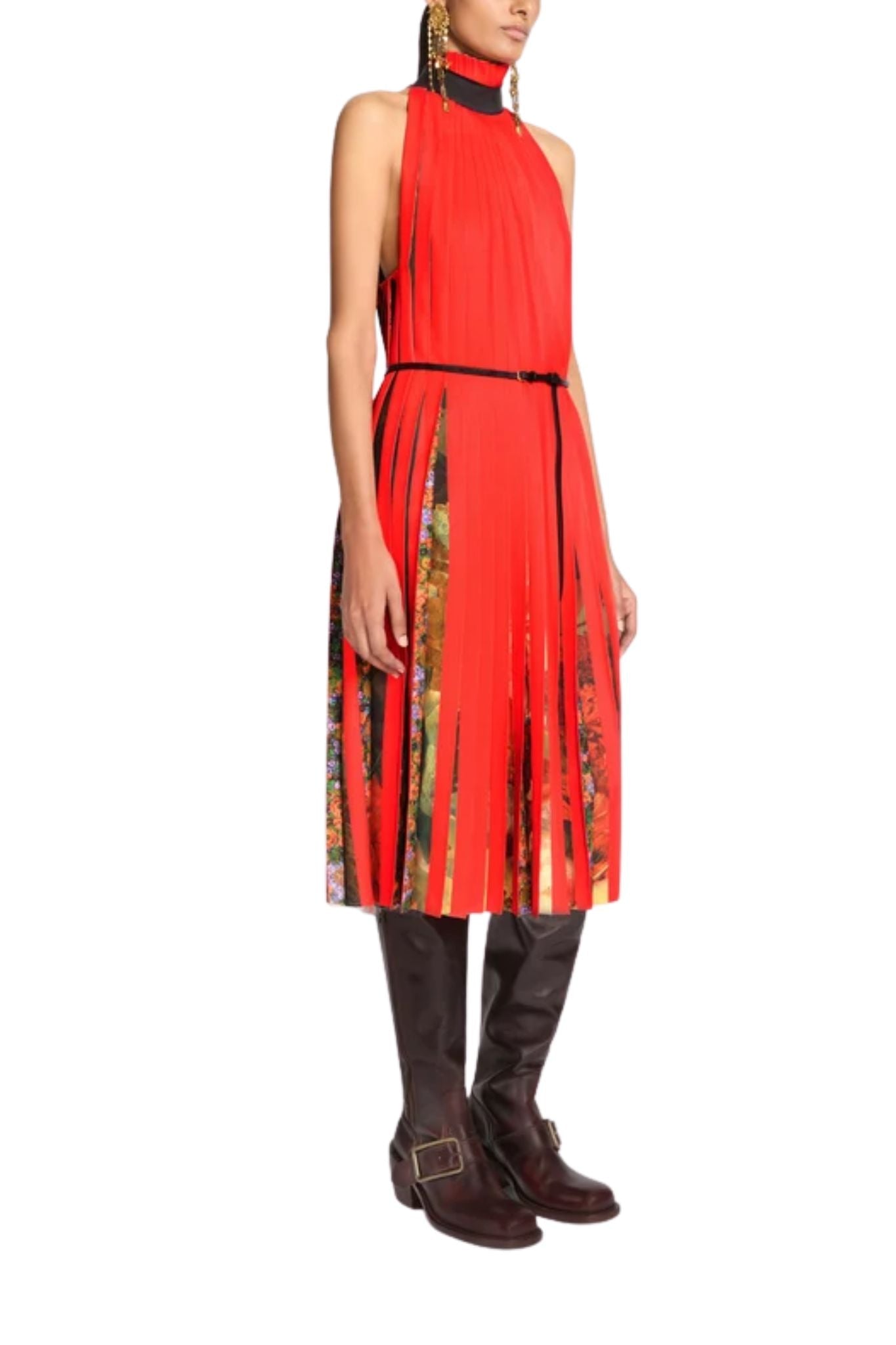 Dries Van Noten Dansa W.W. Dress - Vermillion