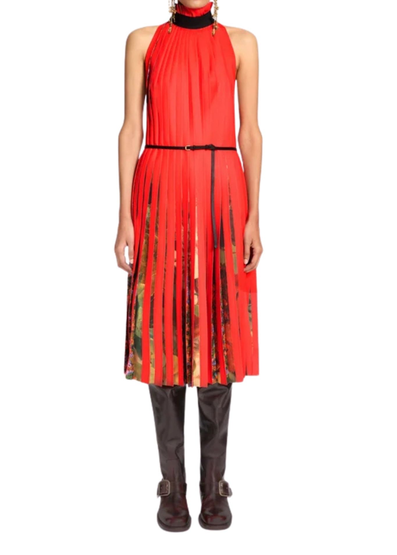 Dries Van Noten Dansa W.W. Dress - Vermillion