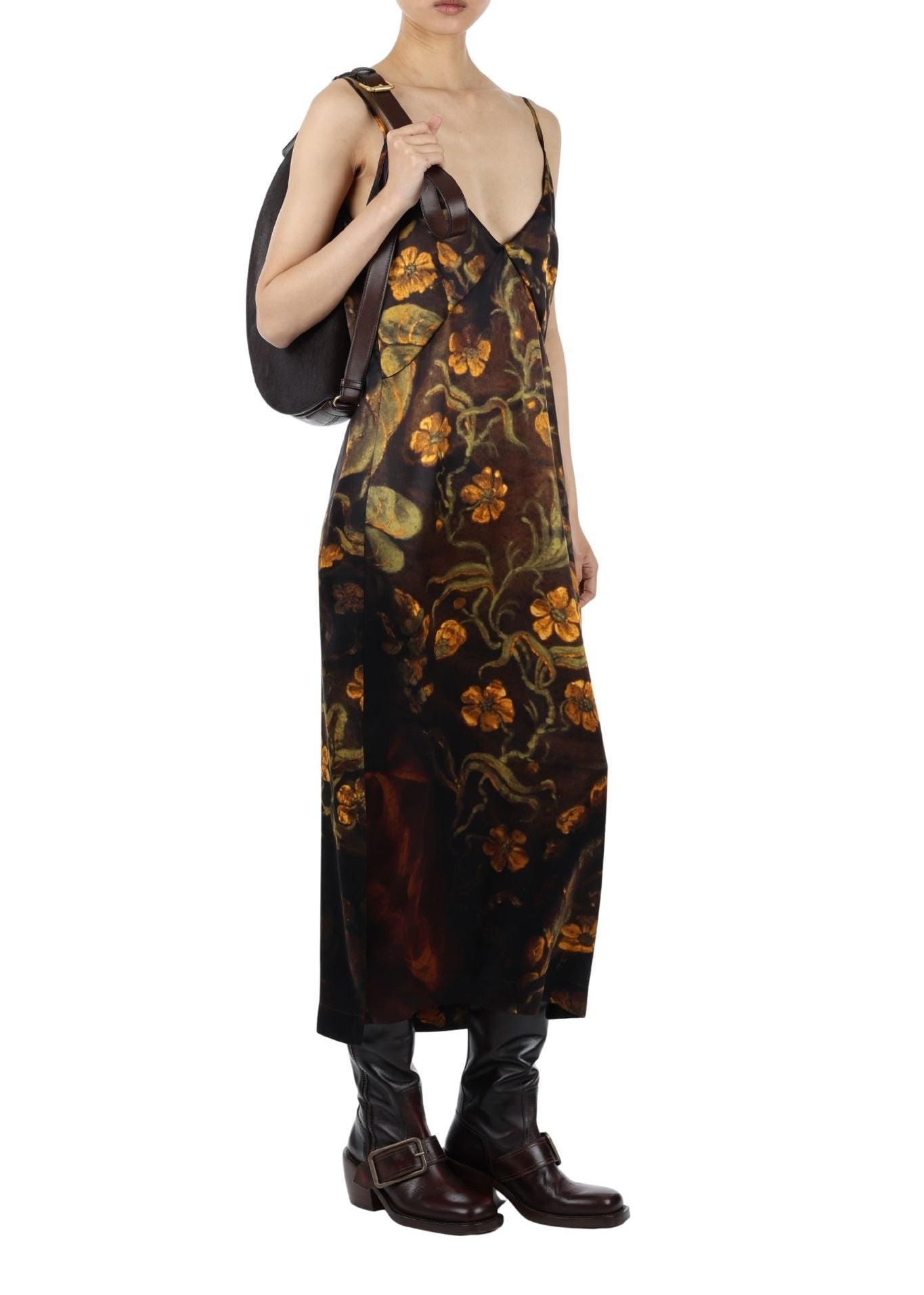 Dries Van Noten Delor W.W. Dress - Vermillion