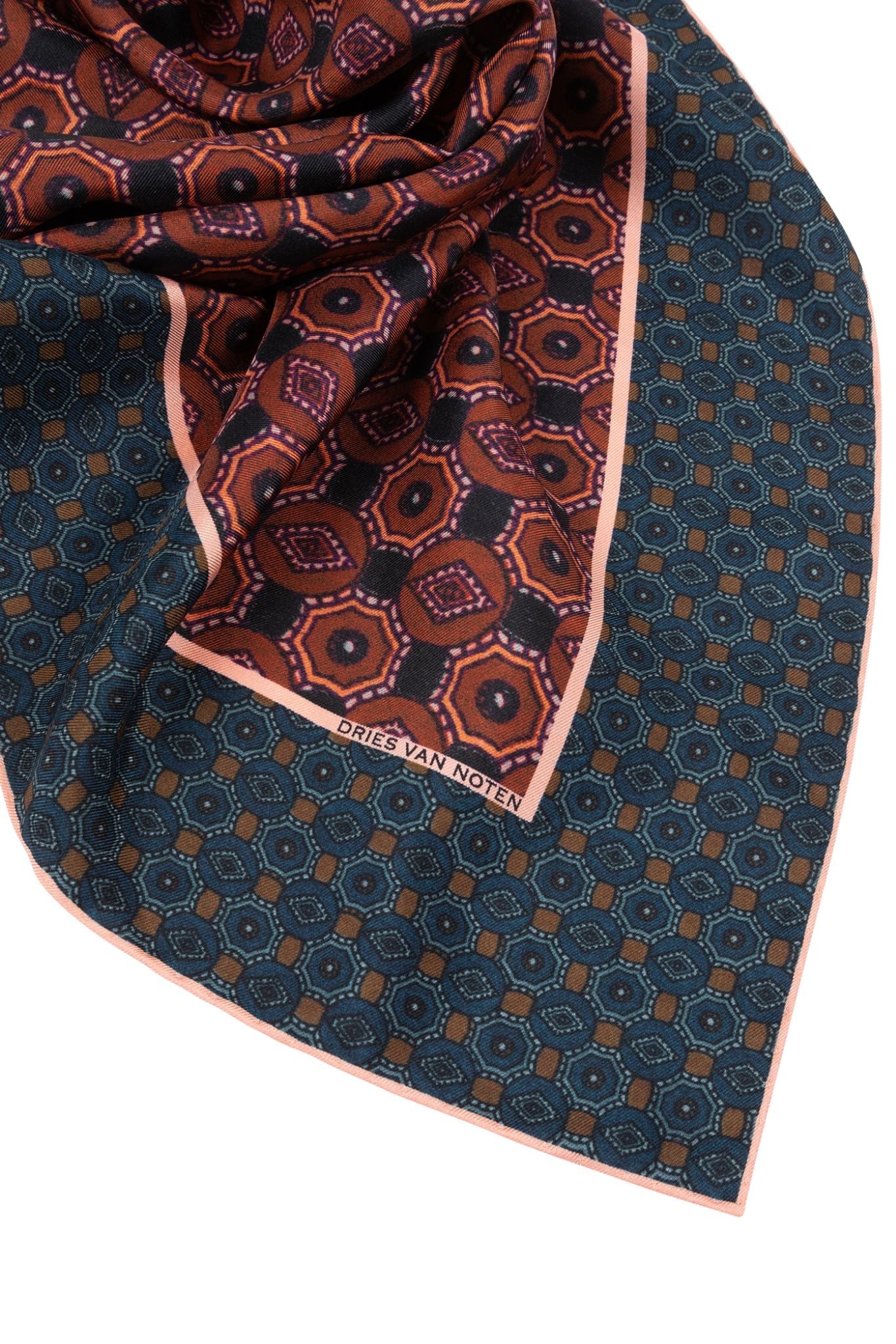 Dries Van Noten Facet Scarf - Vermillion