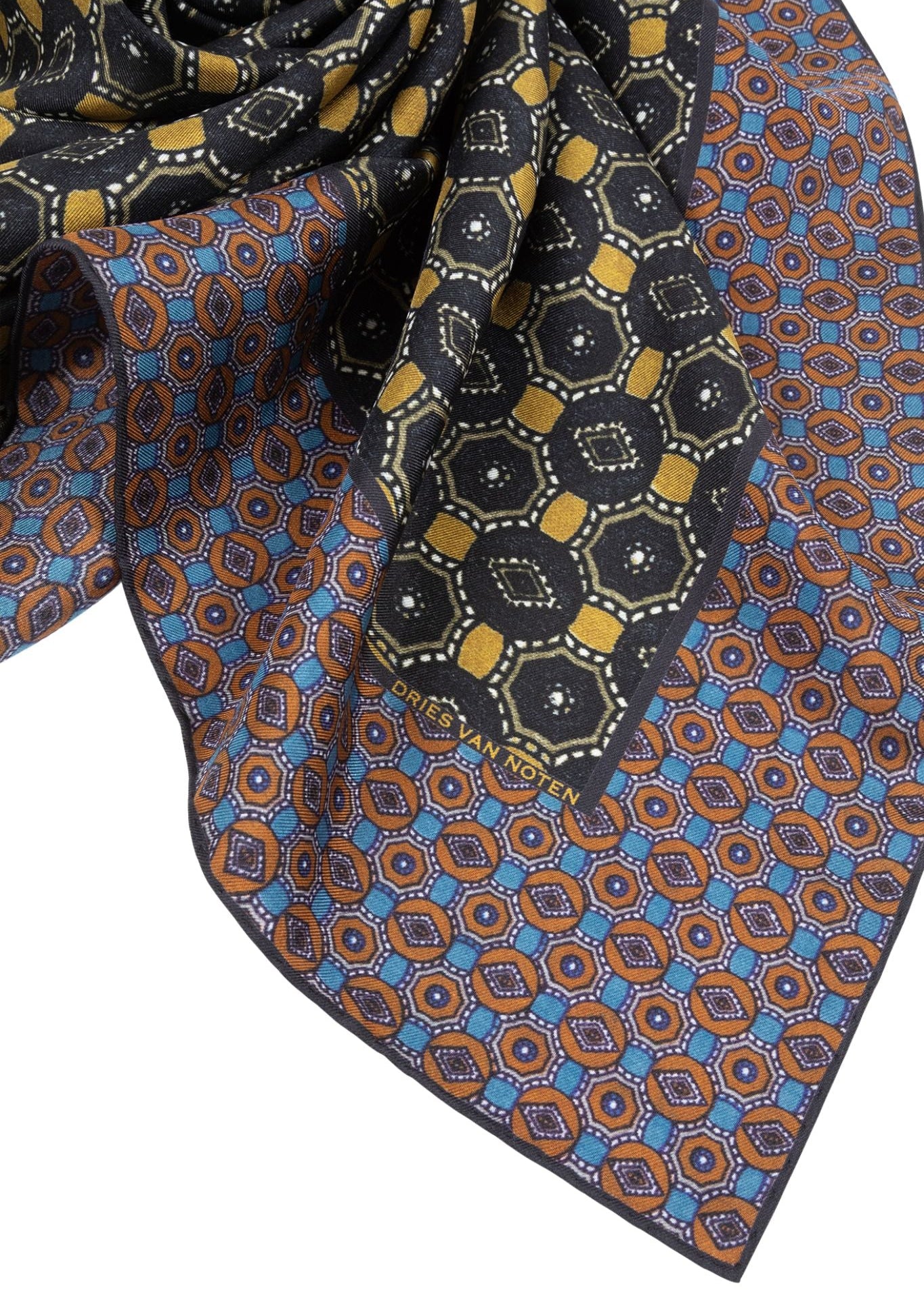 Dries Van Noten Facet Scarf - Vermillion