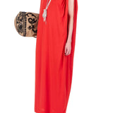 Dries Van Noten Hutty Long Dress - Vermillion