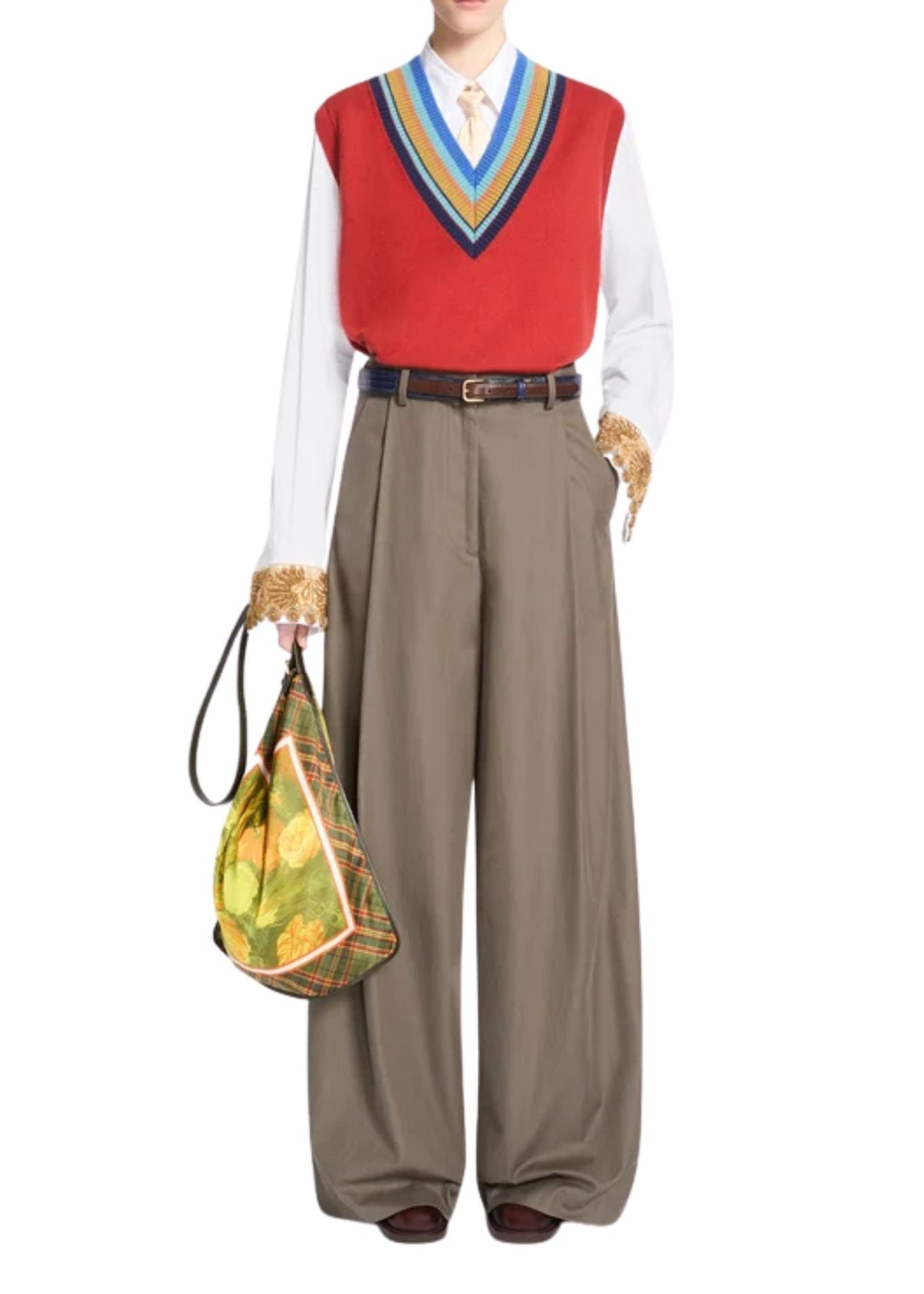 Dries Van Noten Podium W.W. Pants - Vermillion
