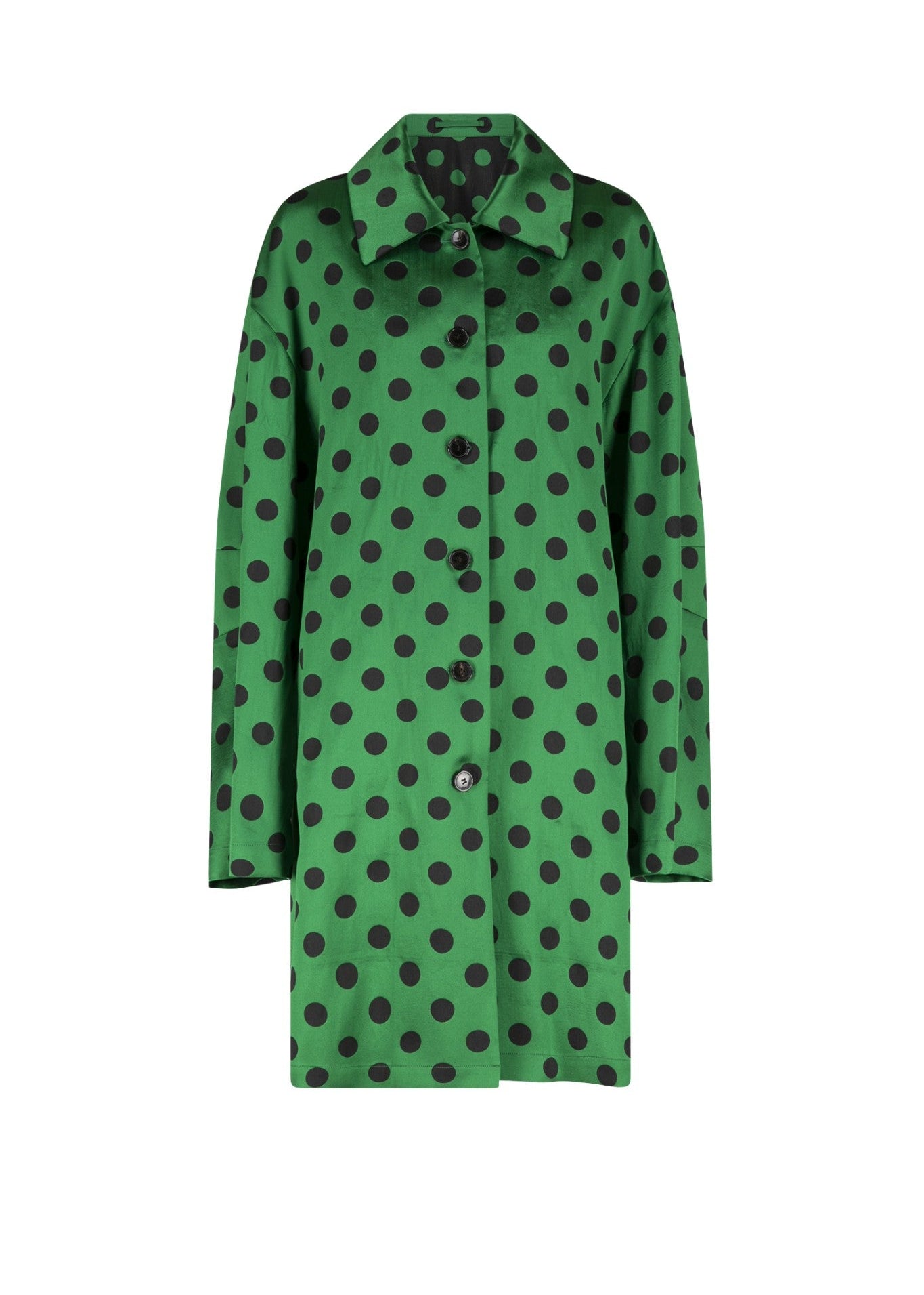 Dries Van Noten Rondero Coat - Vermillion