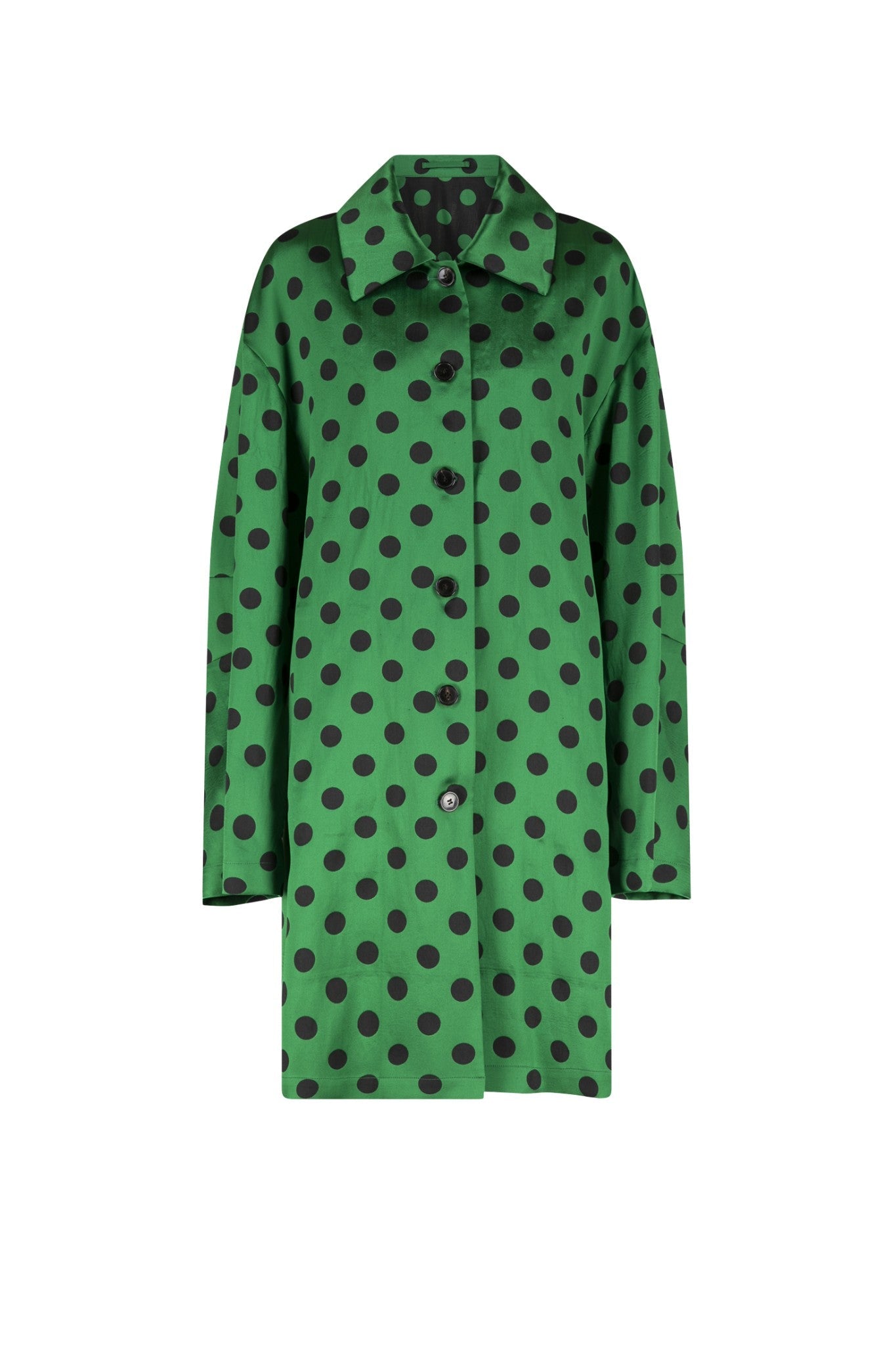 Dries Van Noten Rondero Coat - Vermillion