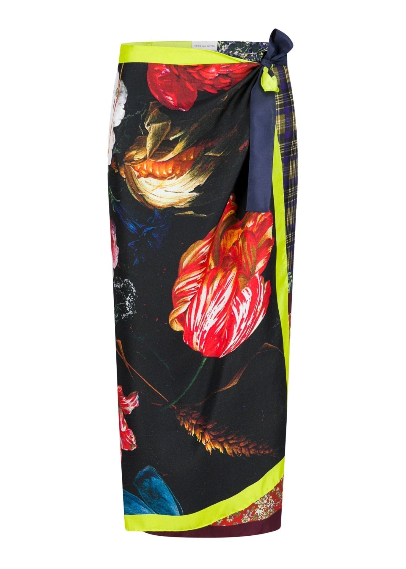 Dries Van Noten Scarfy Long W.W. Skirt - Vermillion
