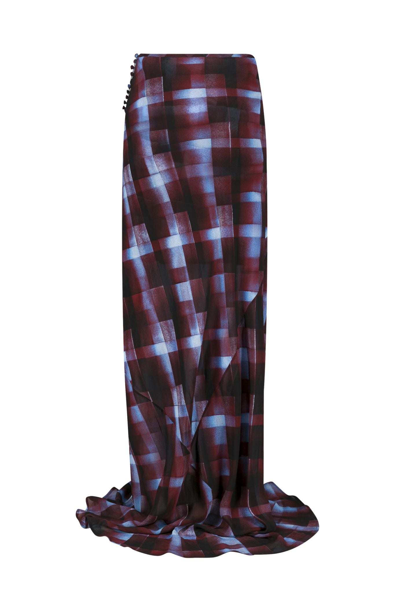 Dries Van Noten Smila Long Skirt - Vermillion