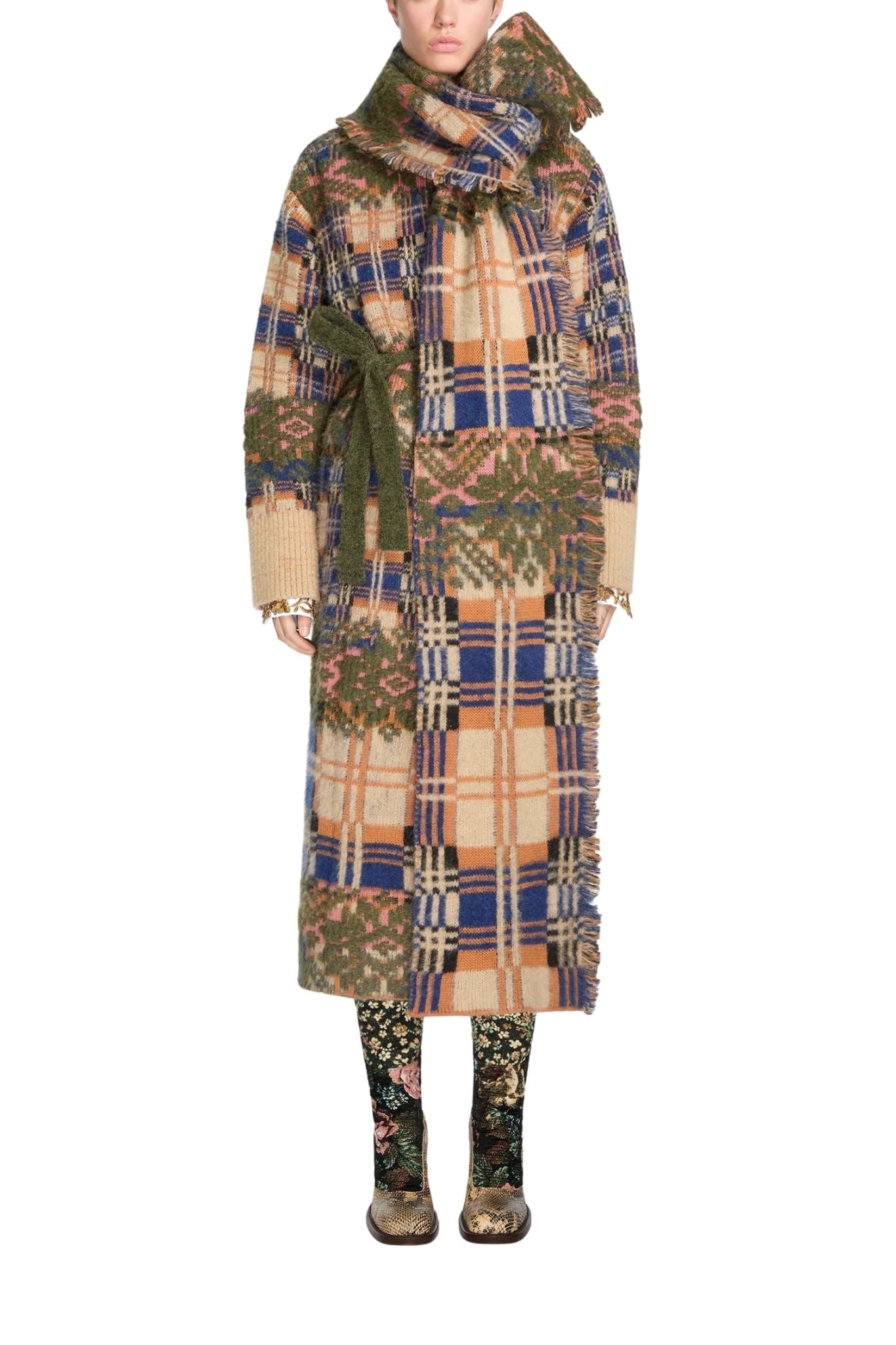 Dries Van Noten Teepee W.K. Scarf - Vermillion