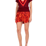 Dries Van Noten Tobacco Sweater - Vermillion
