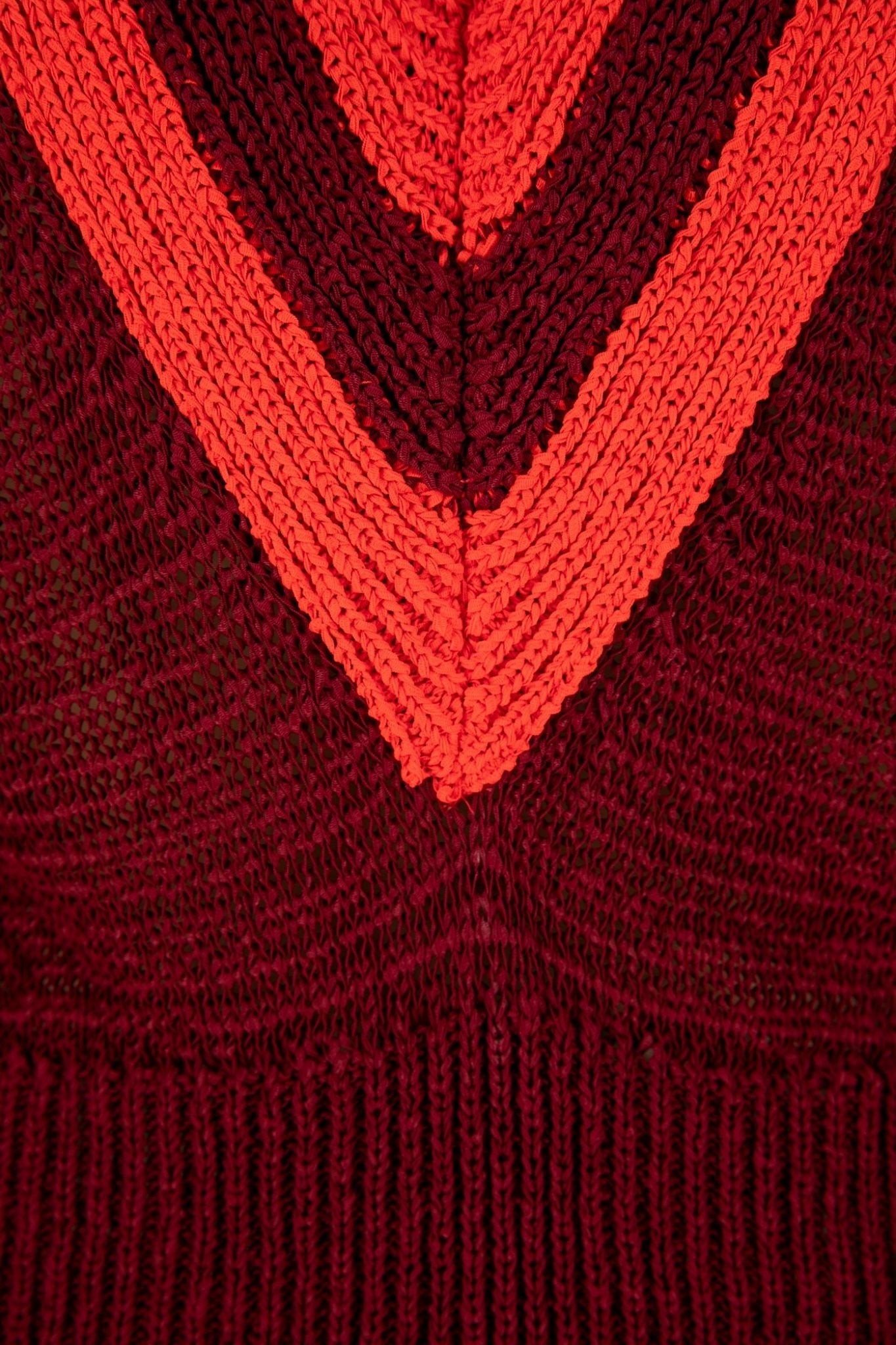 Dries Van Noten Tobacco Sweater - Vermillion