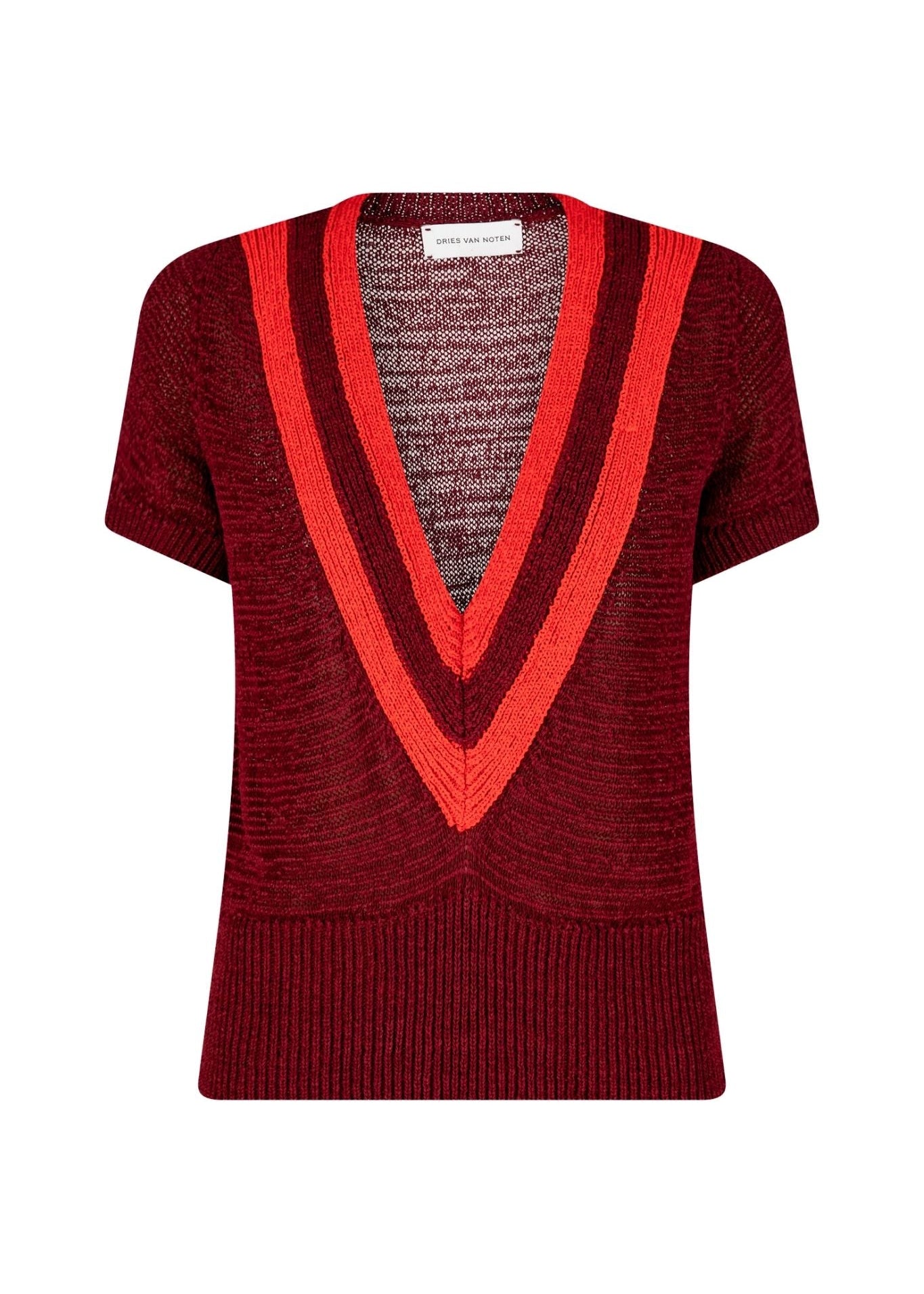 Dries Van Noten Tobacco Sweater - Vermillion