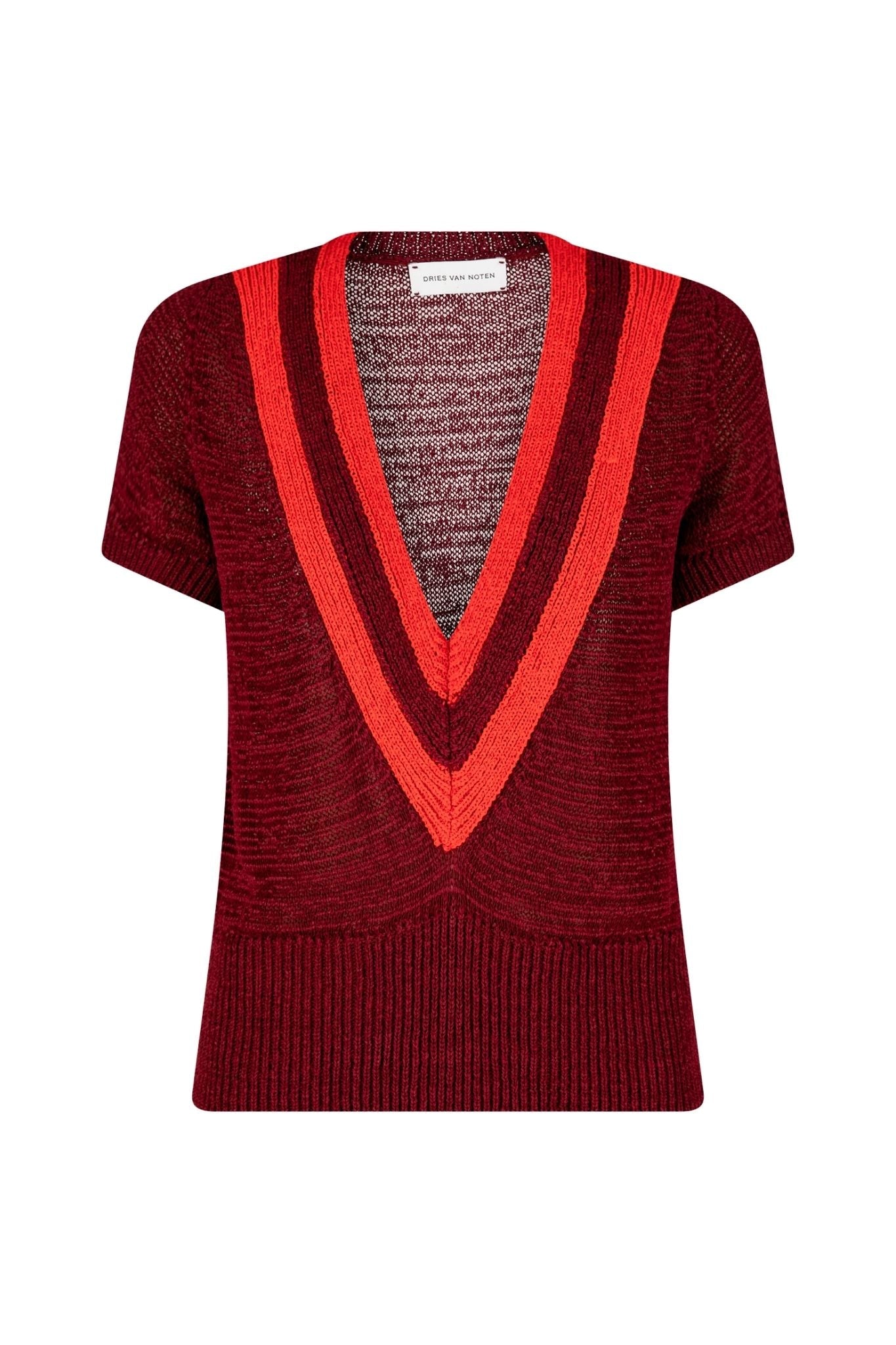 Dries Van Noten Tobacco Sweater - Vermillion