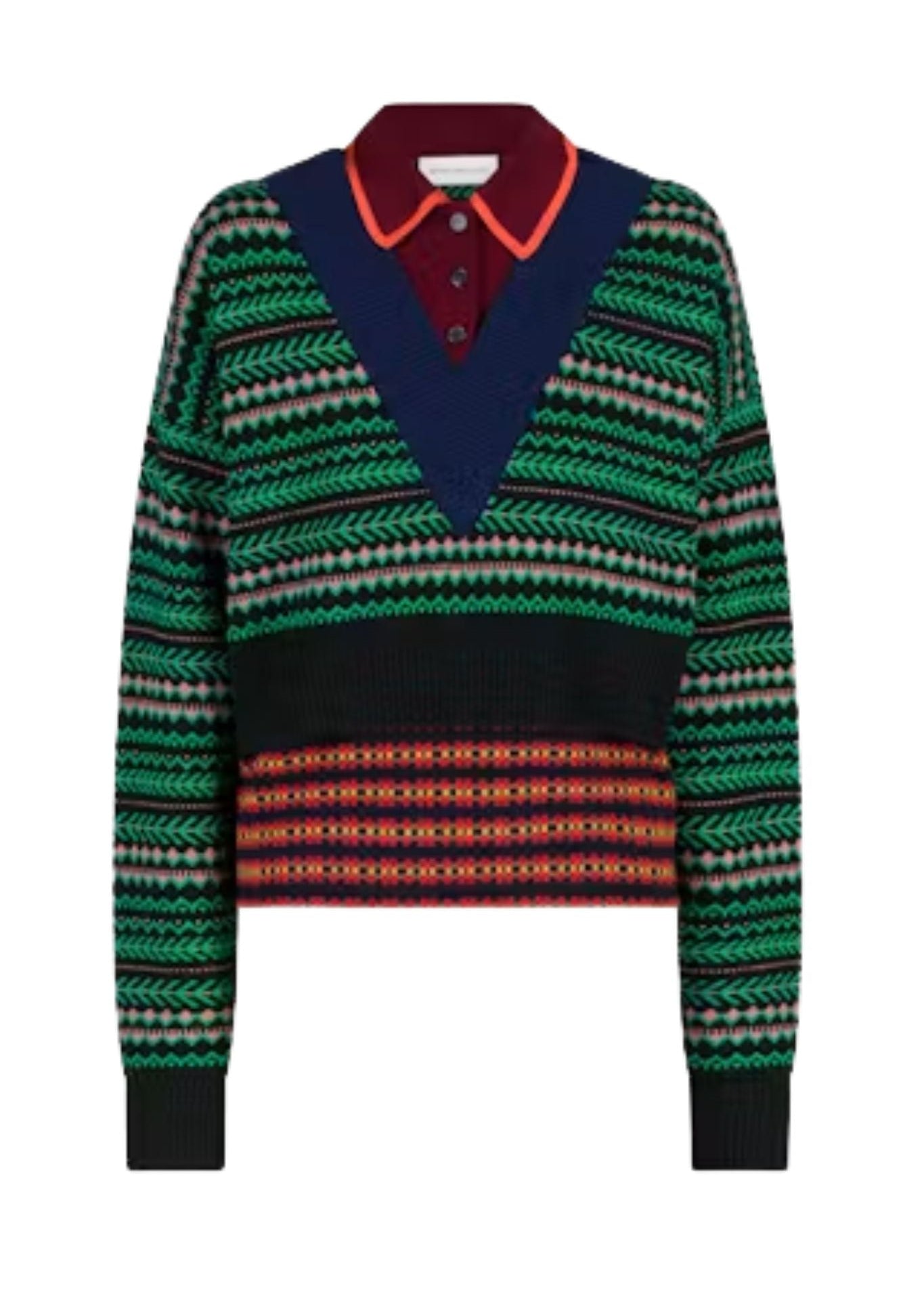 Dries Van Noten Toinette W.K. Sweater - Vermillion