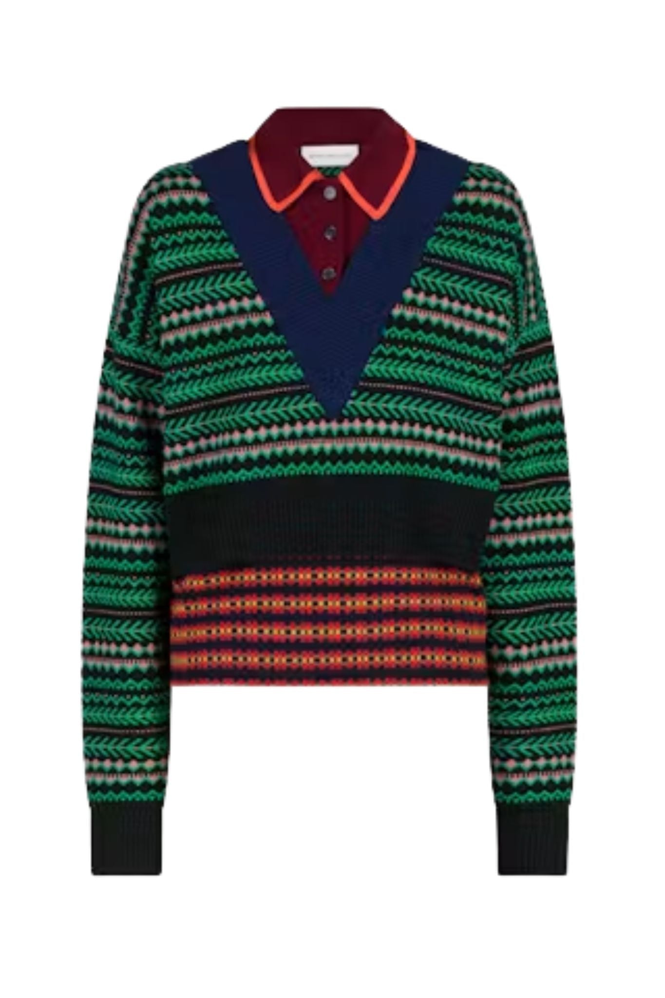 Dries Van Noten Toinette W.K. Sweater - Vermillion