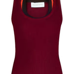 Dries Van Noten Topaza Bis W.K. Top - Vermillion