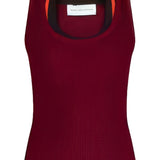 Dries Van Noten Topaza Bis W.K. Top - Vermillion