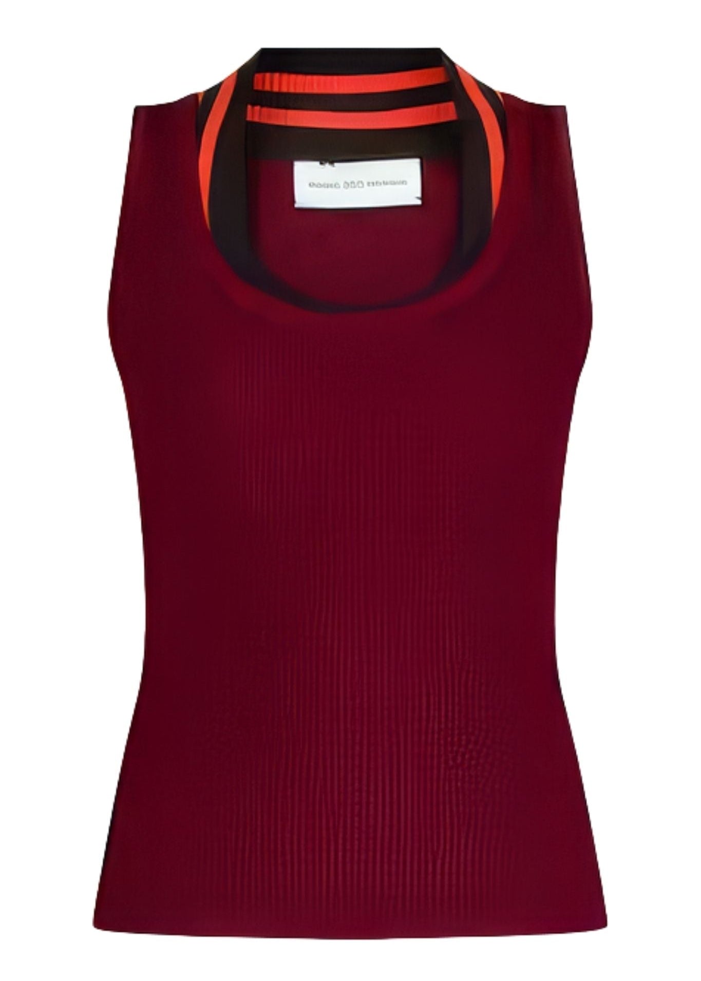 Dries Van Noten Topaza Bis W.K. Top - Vermillion