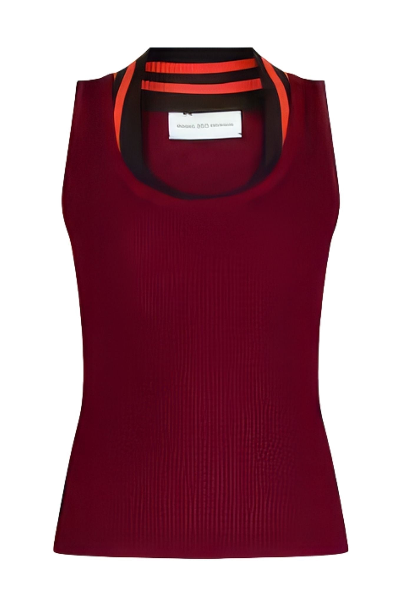 Dries Van Noten Topaza Bis W.K. Top - Vermillion