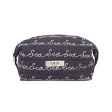 Sea Vita Embroidered Cosmetic Bag