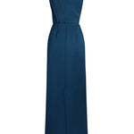 Erdem Embroidered Heavy Satin Sleeveless Pencil Gown - Vermillion