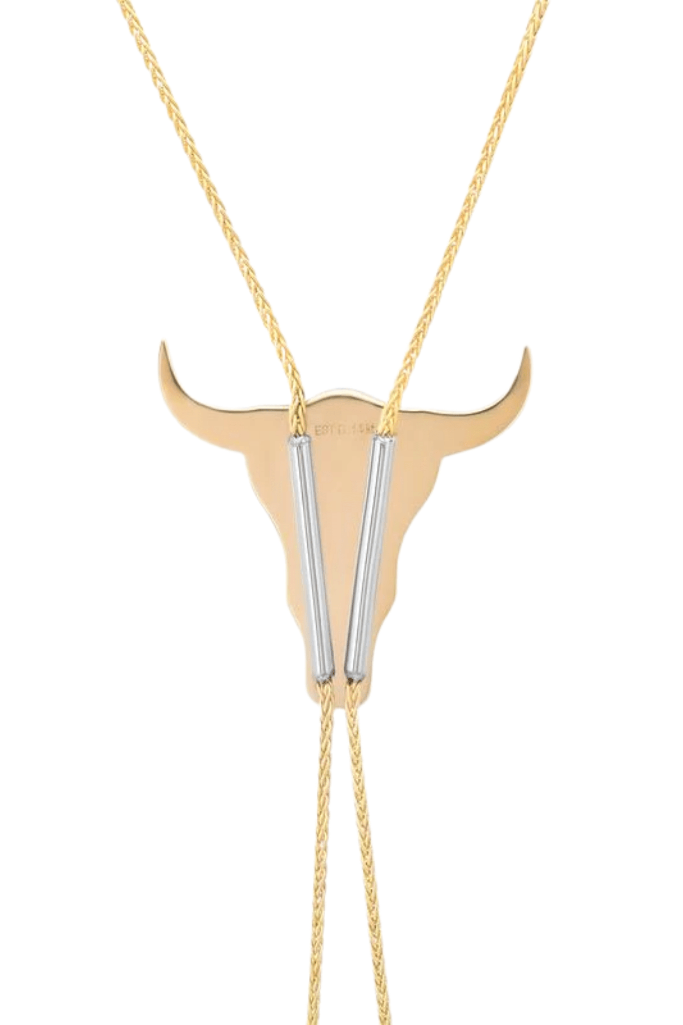 Established Bullhead Bolo Tie Necklace - Vermillion