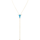 Established Bullhead Bolo Tie Necklace - Vermillion
