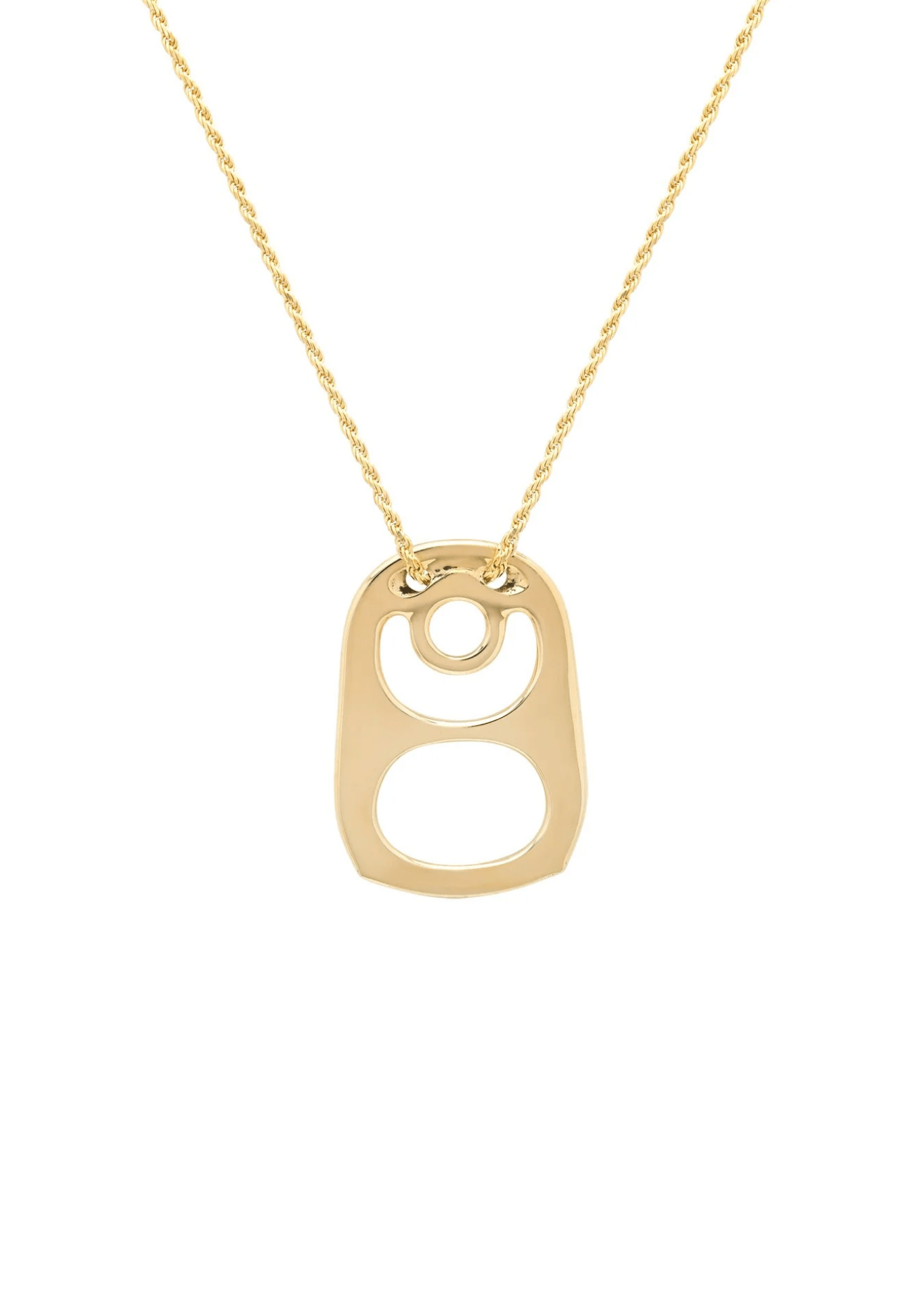 Established Kiss Tab Necklace - Vermillion
