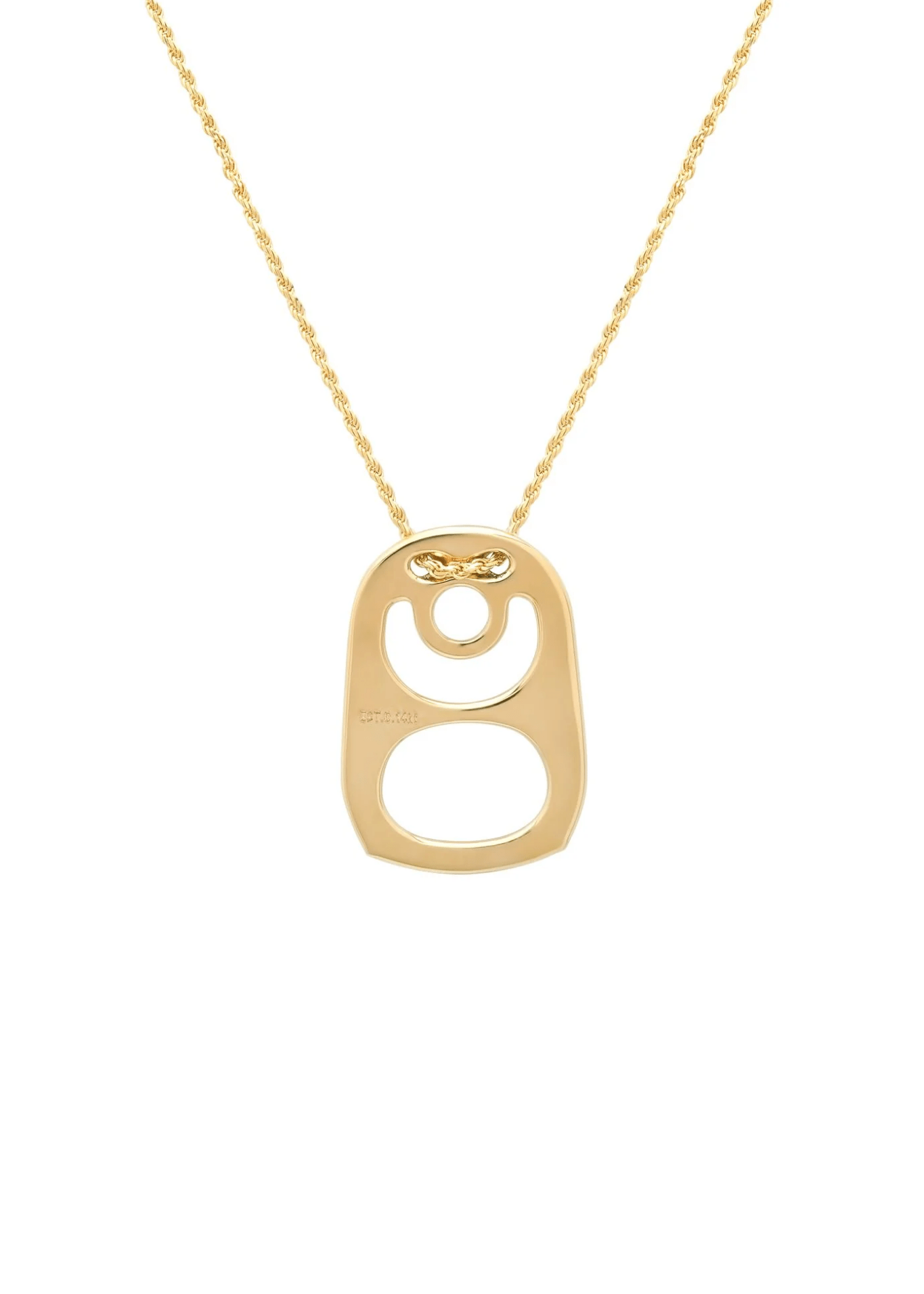 Established Kiss Tab Necklace - Vermillion
