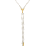 Established Stone Bead Bolo with Steer Head - Vermillion