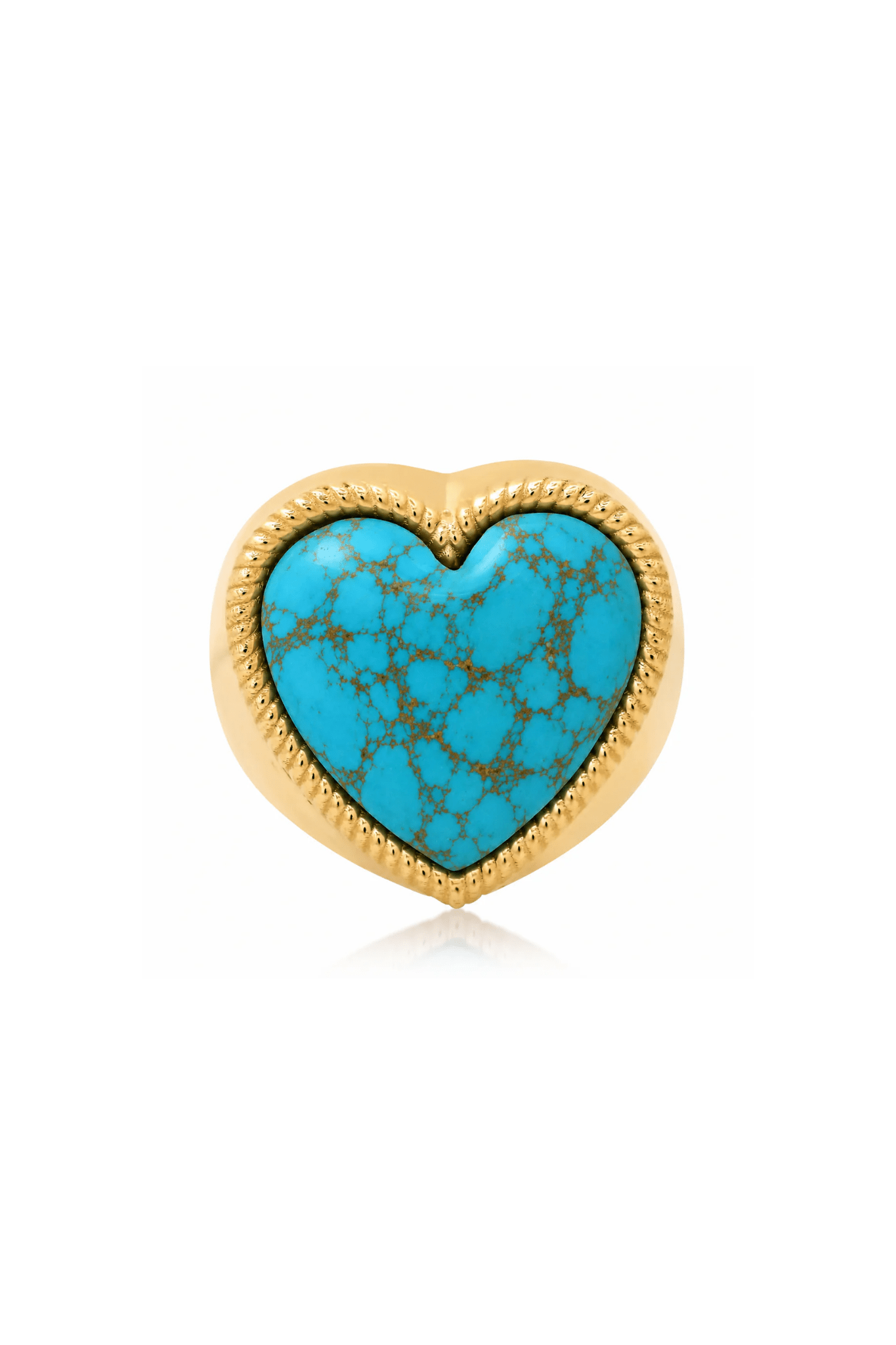 Established Stone Heart Ring - Vermillion