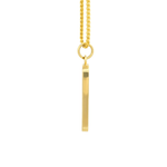 Established XL Mama Tried Inlay Pendant on Franco Chain - Vermillion