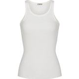 Eterne High Neck Fitted Tank - Vermillion